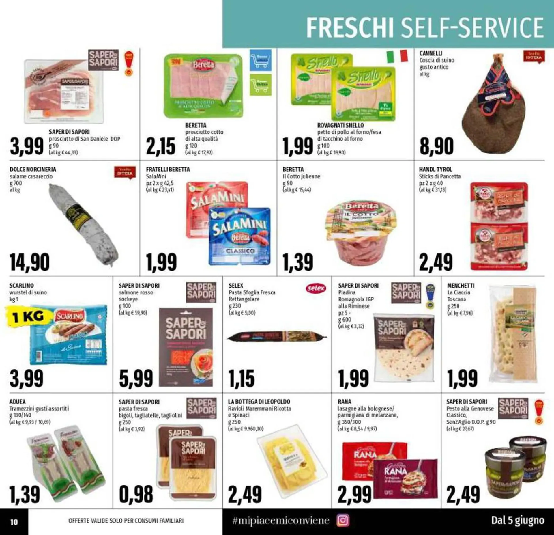 Volantino Emi Supermercati da 5 giugno a 18 giugno di 2025 - Pagina del volantino 10