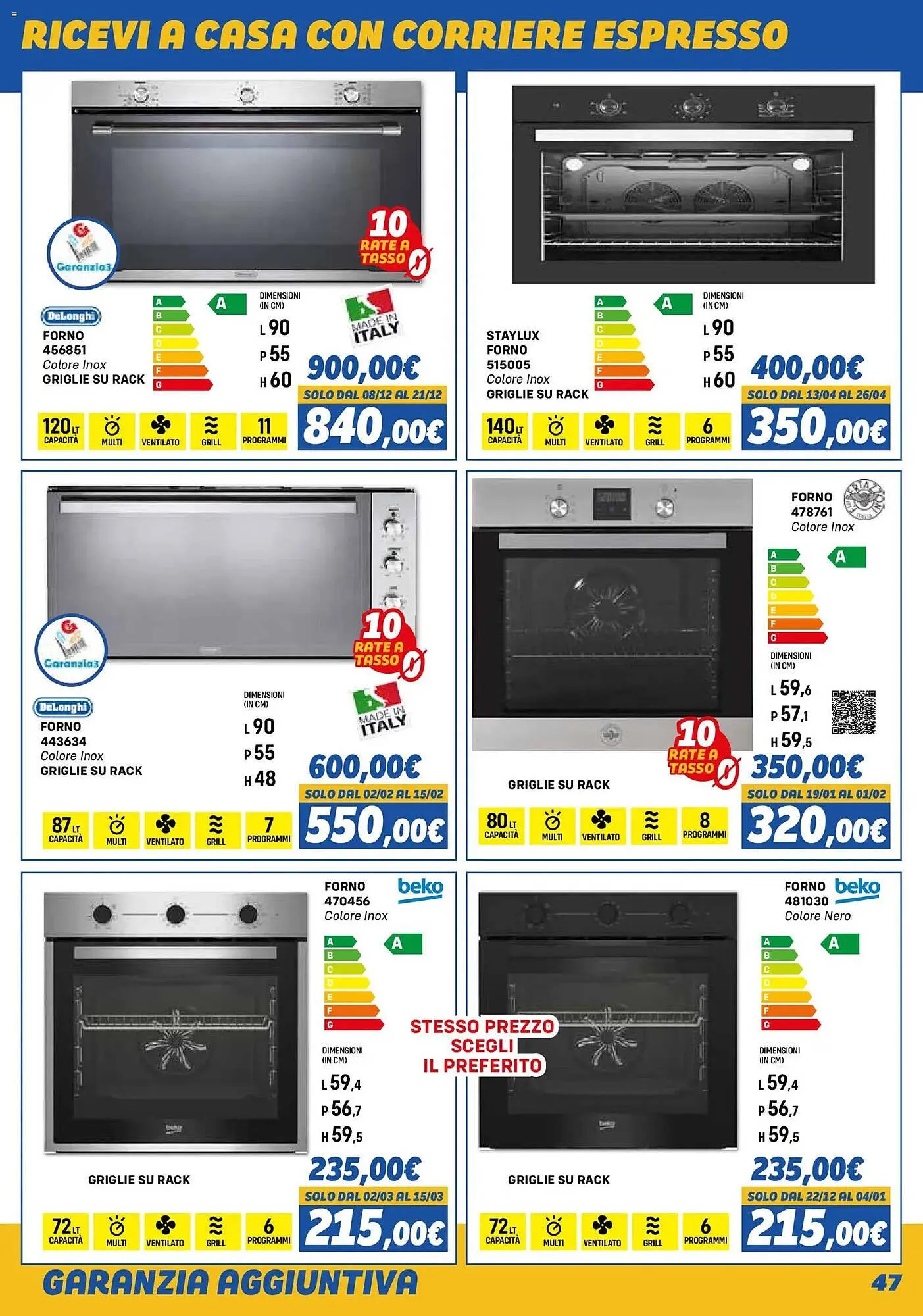 Volantino Orizzonte da 1 novembre a 30 aprile di 2026 - Pagina del volantino 47