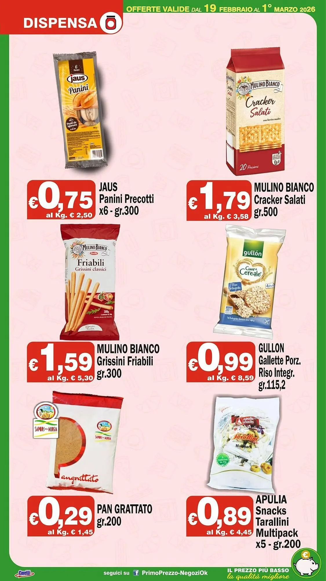 Volantino Primo Prezzo da 19 febbraio a 1 marzo di 2026 - Pagina del volantino 12