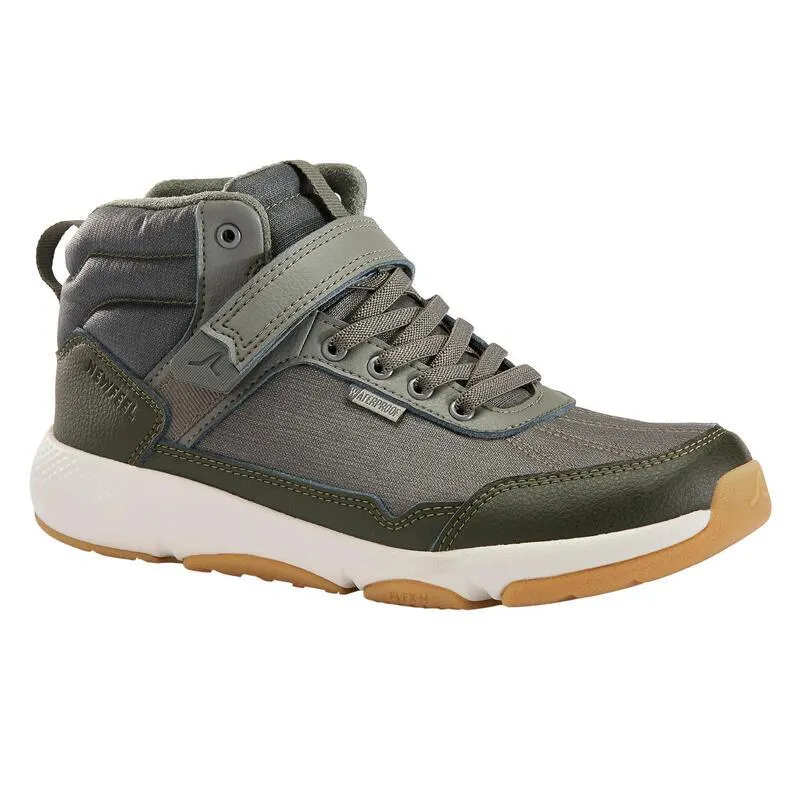 Încălțăminte impermeabilă Educație fizică Resist Waterproof Kaki Copii