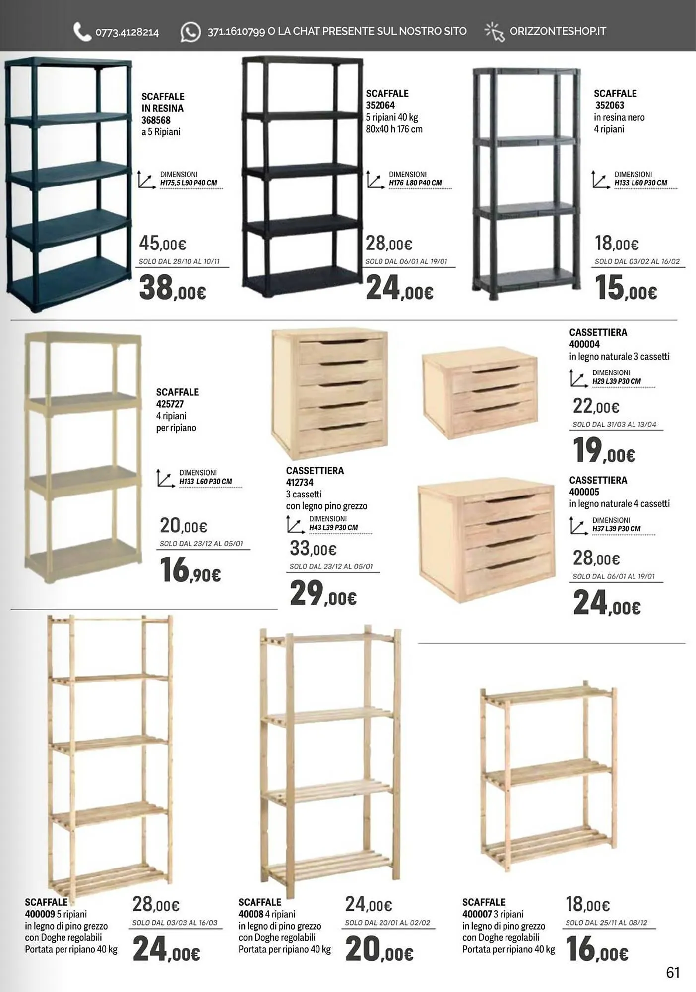 Volantino Orizzonte da 11 febbraio a 30 aprile di 2025 - Pagina del volantino 61