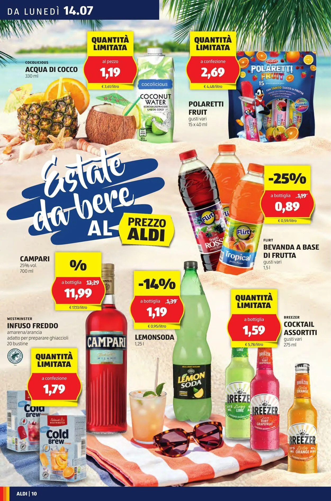 Aldi Volantino attuale da 14 luglio a 20 luglio di 2025 - Pagina del volantino 10