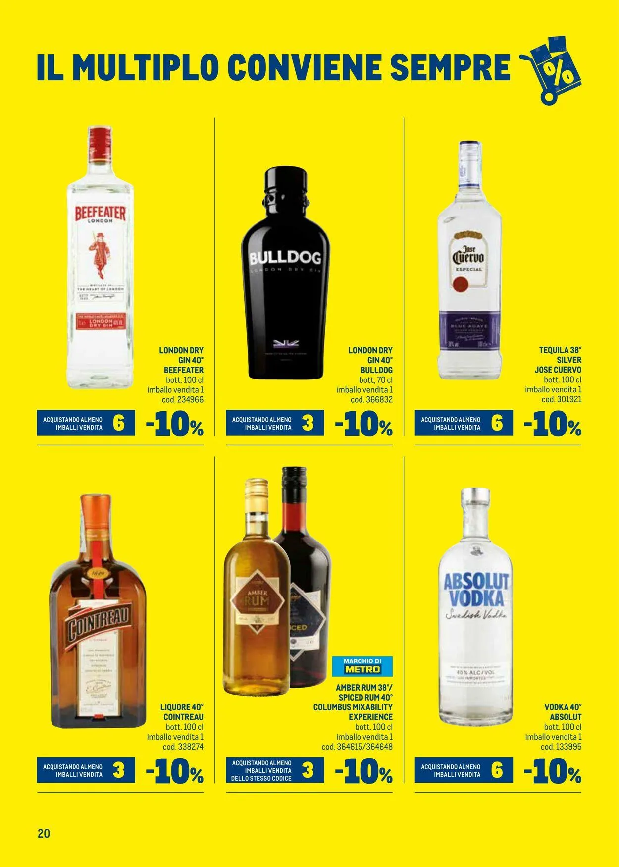 Metro Volantino attuale da 8 ottobre a 22 ottobre di 2025 - Pagina del volantino 20