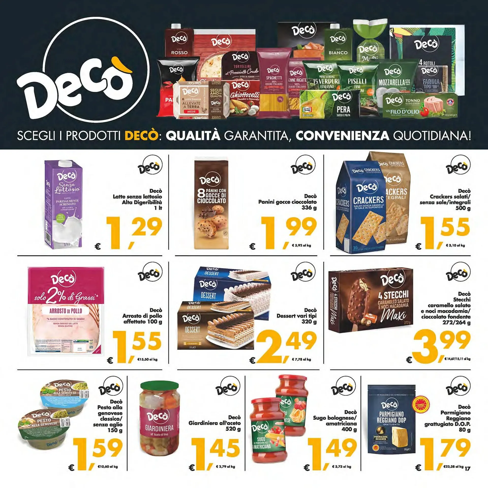 Volantino Deco Supermercati da 1 agosto a 10 agosto di 2025 - Pagina del volantino 17