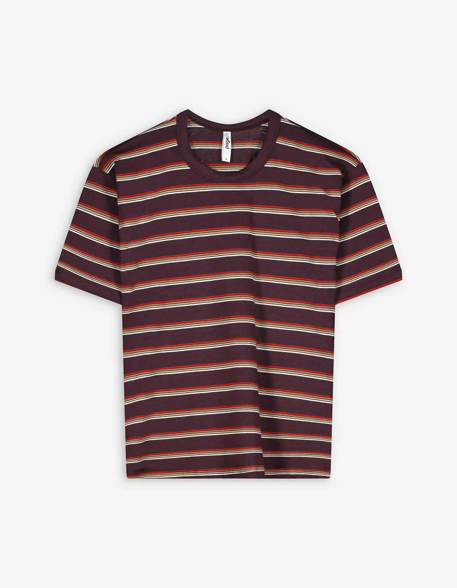 T-shirt - Righe - lilla scuro