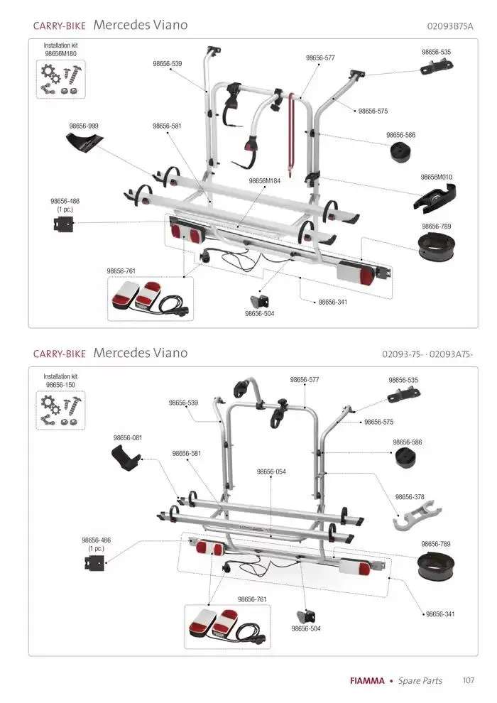 Spare parts catalogo 2025 da 14 gennaio a 31 dicembre di 2025 - Pagina del volantino 107