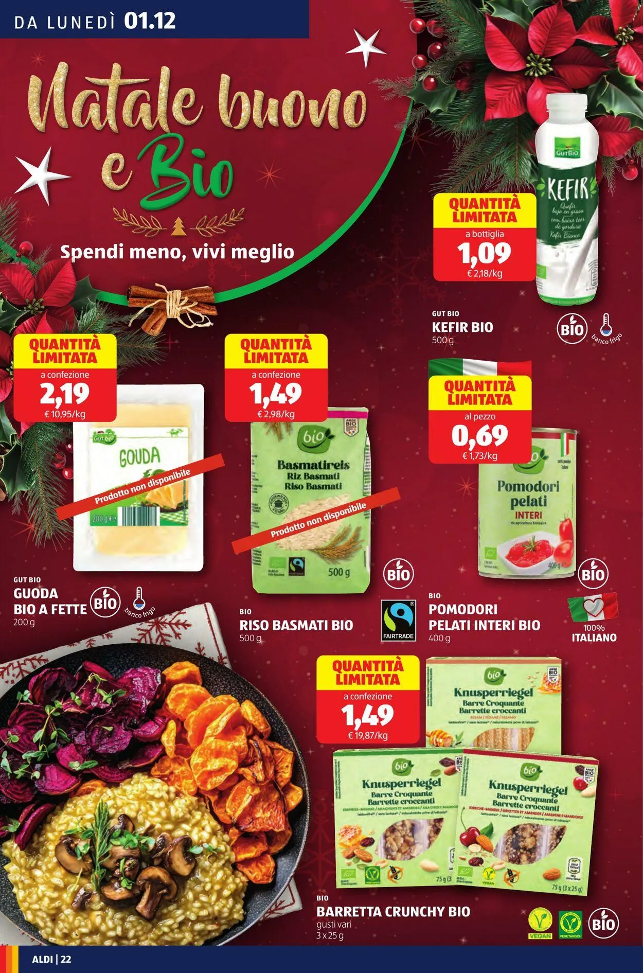 Aldi Volantino attuale da 1 dicembre a 7 dicembre di 2025 - Pagina del volantino 22