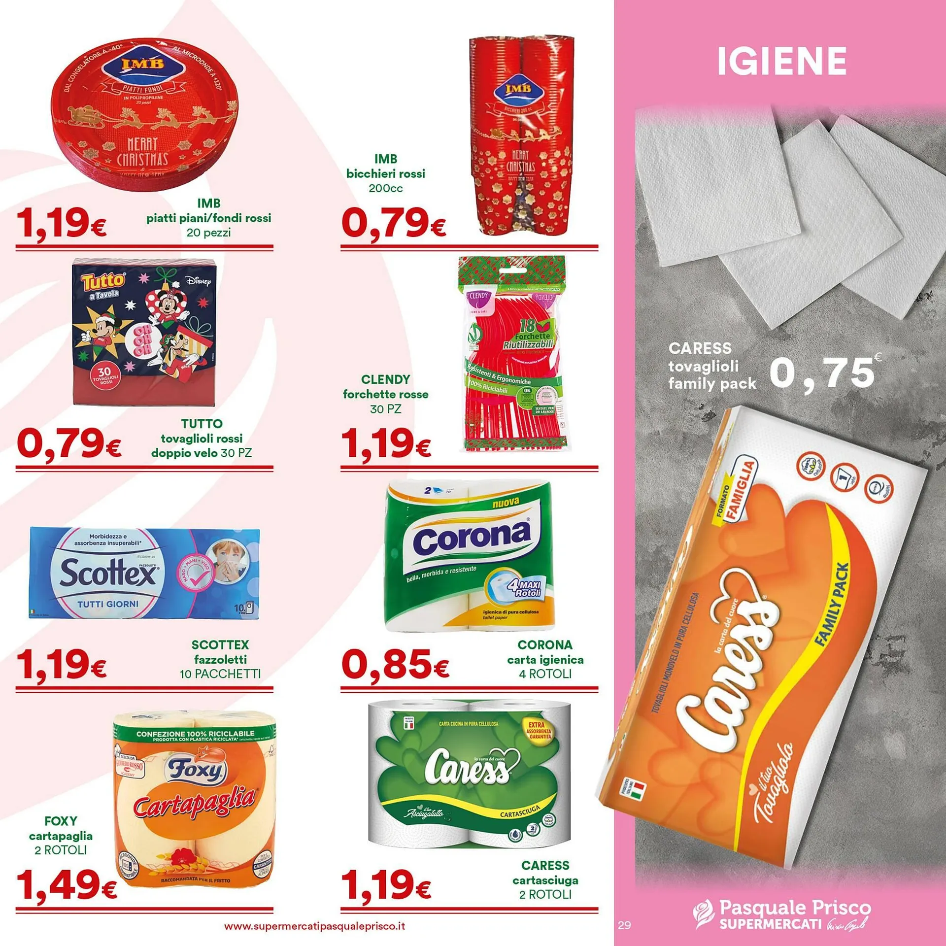 Volantino Supermercati Pasquale Prisco da 15 dicembre a 28 dicembre di 2025 - Pagina del volantino 29