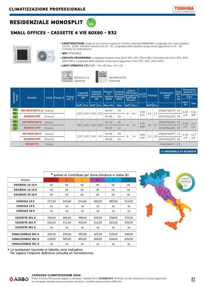 Catalogo climatizzazione 2024 da 17 maggio a 31 dicembre di 2024 - Pagina del volantino 83