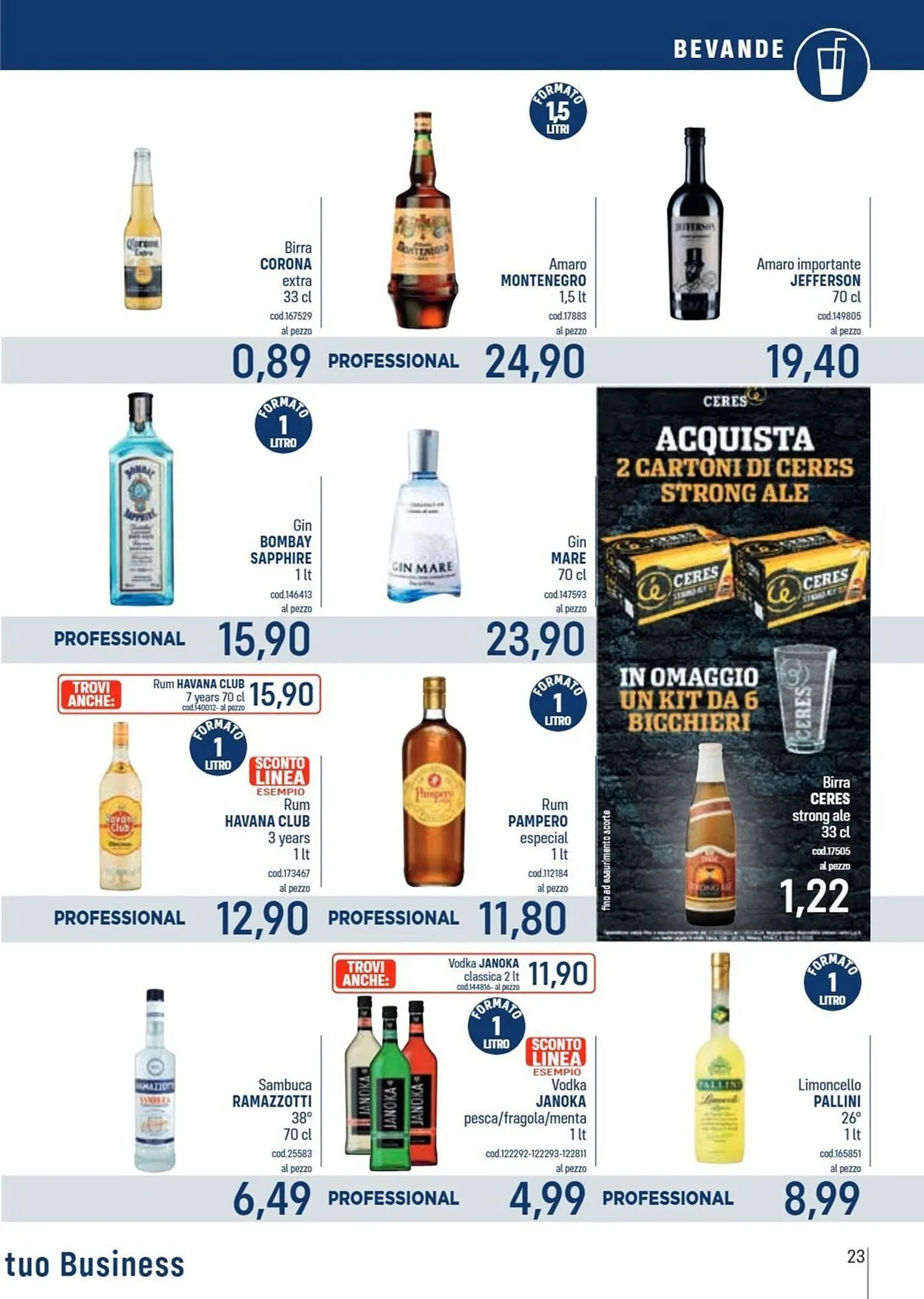 Volantino Talento Professional Store da 2 giugno a 15 giugno di 2025 - Pagina del volantino 23