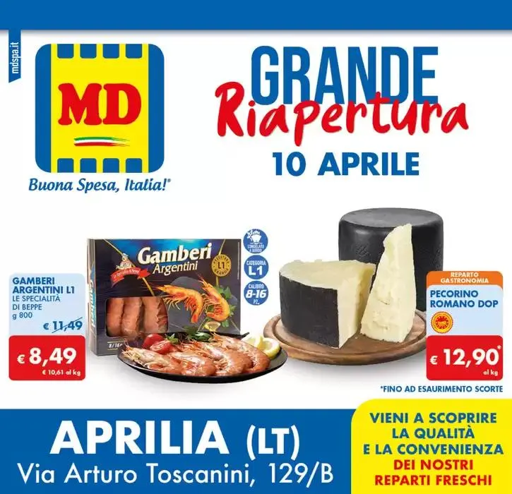 Grande riapertura Aprilia da 10 aprile a 20 aprile di 2025 - Pagina del volantino 1