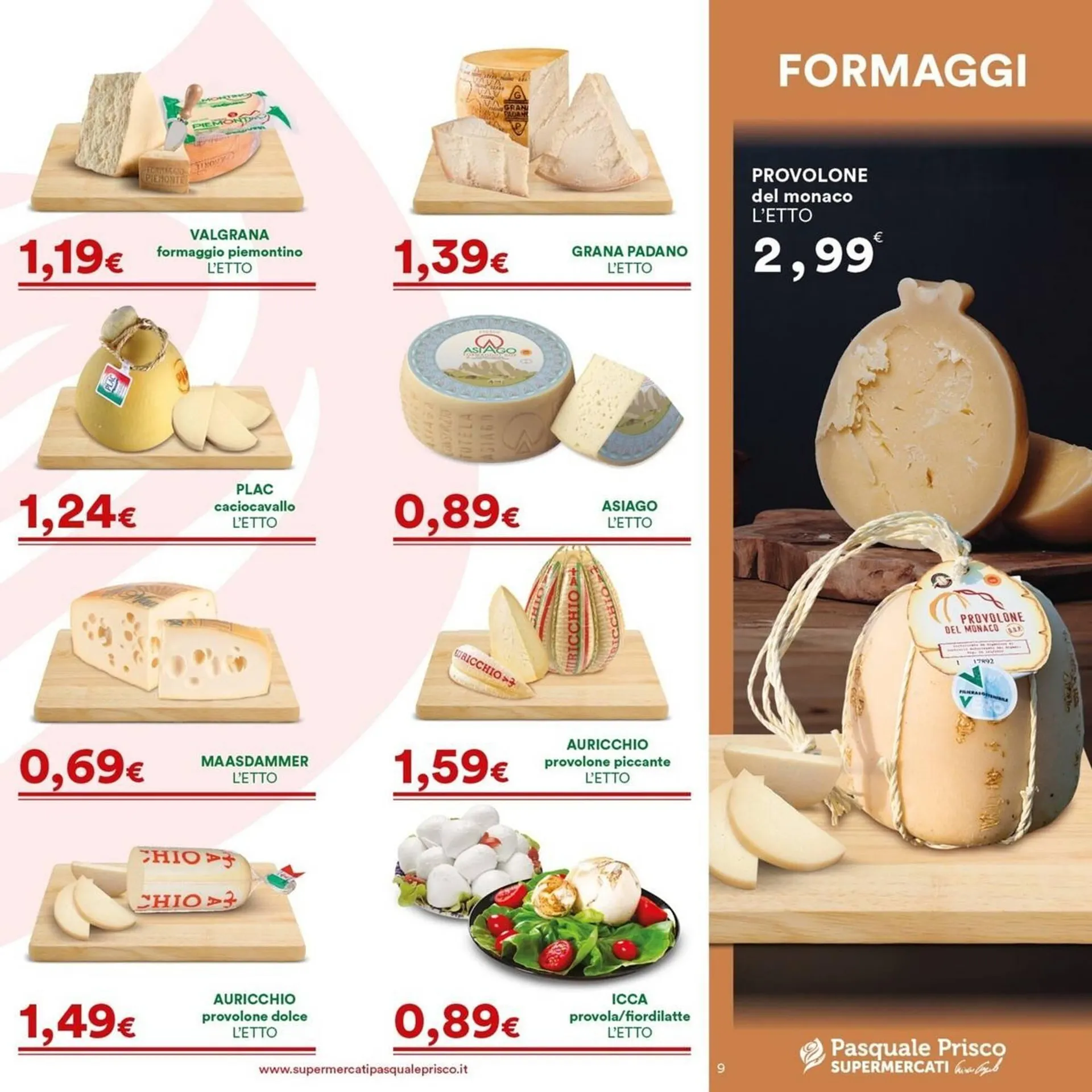 Volantino Supermercati Pasquale Prisco da 29 dicembre a 7 gennaio di 2026 - Pagina del volantino 9