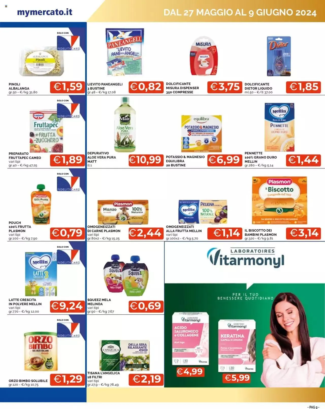 Volantino Mercatò da 27 maggio a 9 giugno di 2024 - Pagina del volantino 9