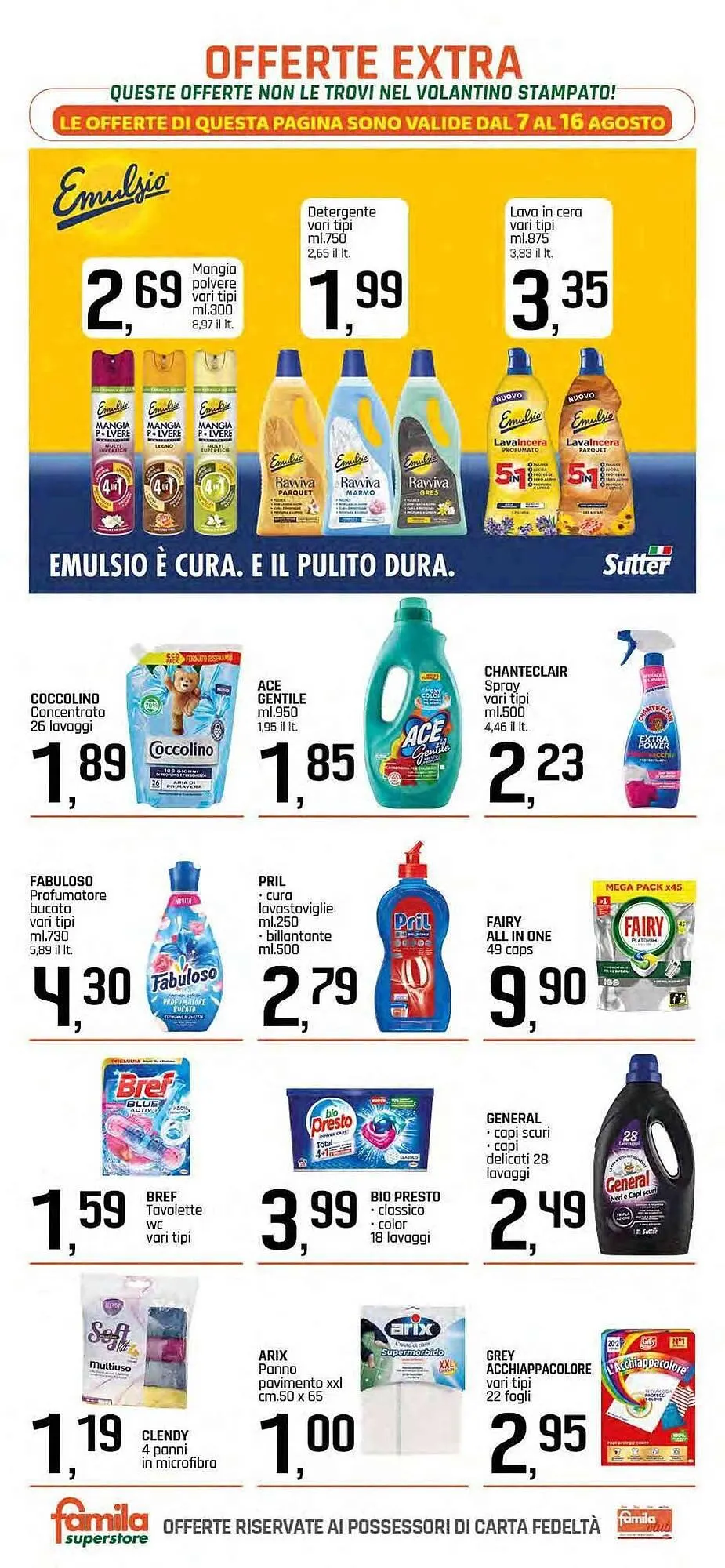 Volantino Famila Superstore da 7 agosto a 16 agosto di 2025 - Pagina del volantino 24