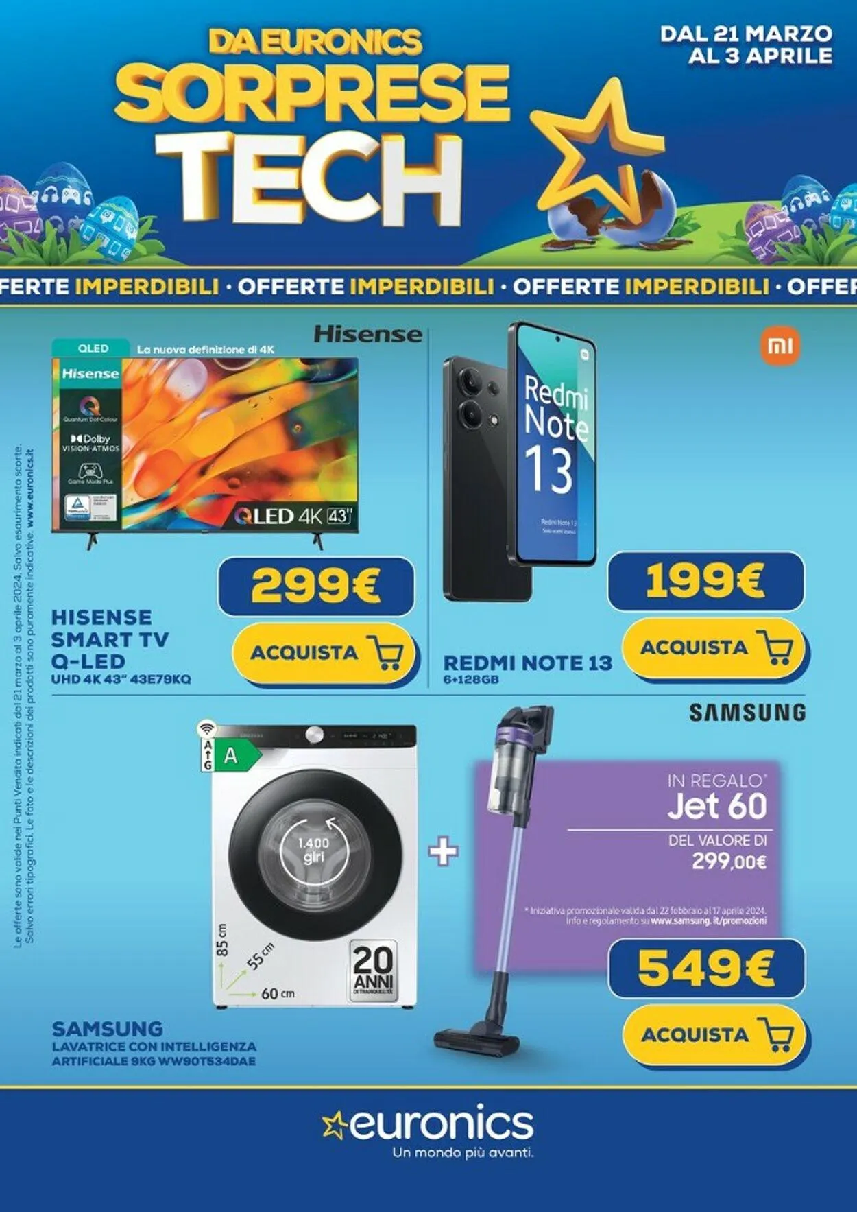 Euronics Volantino attuale da 21 marzo a 31 marzo di 2024 - Pagina del volantino 1