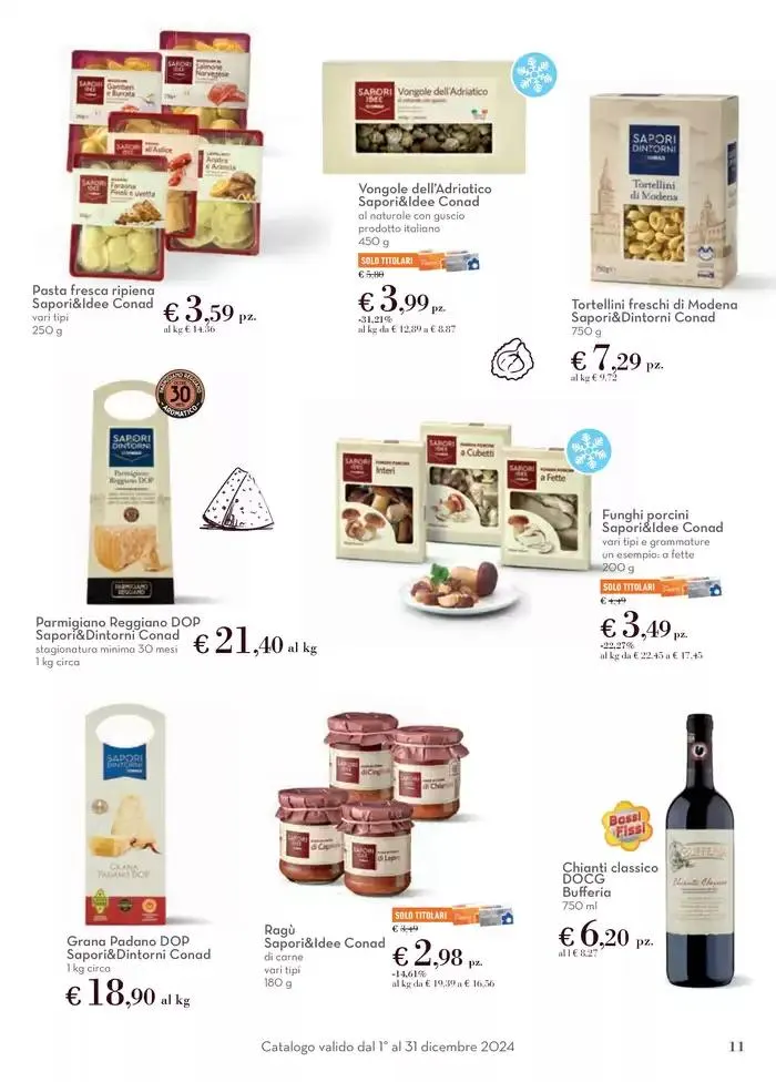 Incontri di gusto sulla tua tavola da 29 novembre a 31 dicembre di 2024 - Pagina del volantino 11