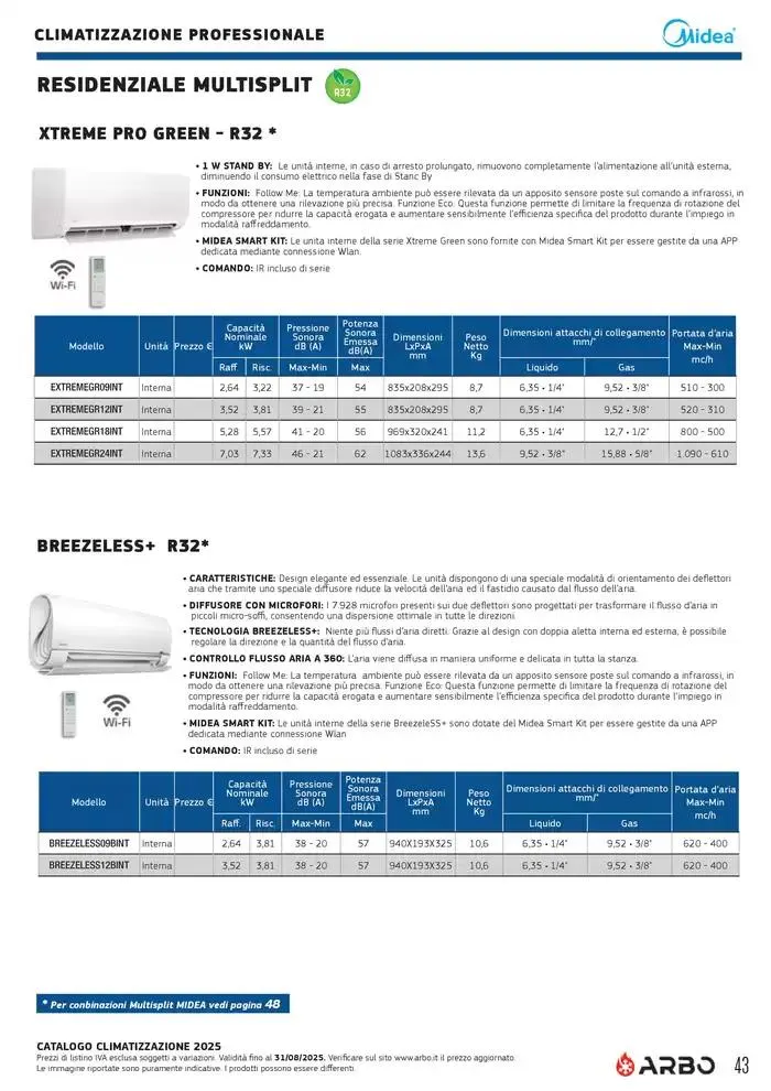 Catalogo Climatizzazione 2025 da 1 gennaio a 31 dicembre di 2025 - Pagina del volantino 43