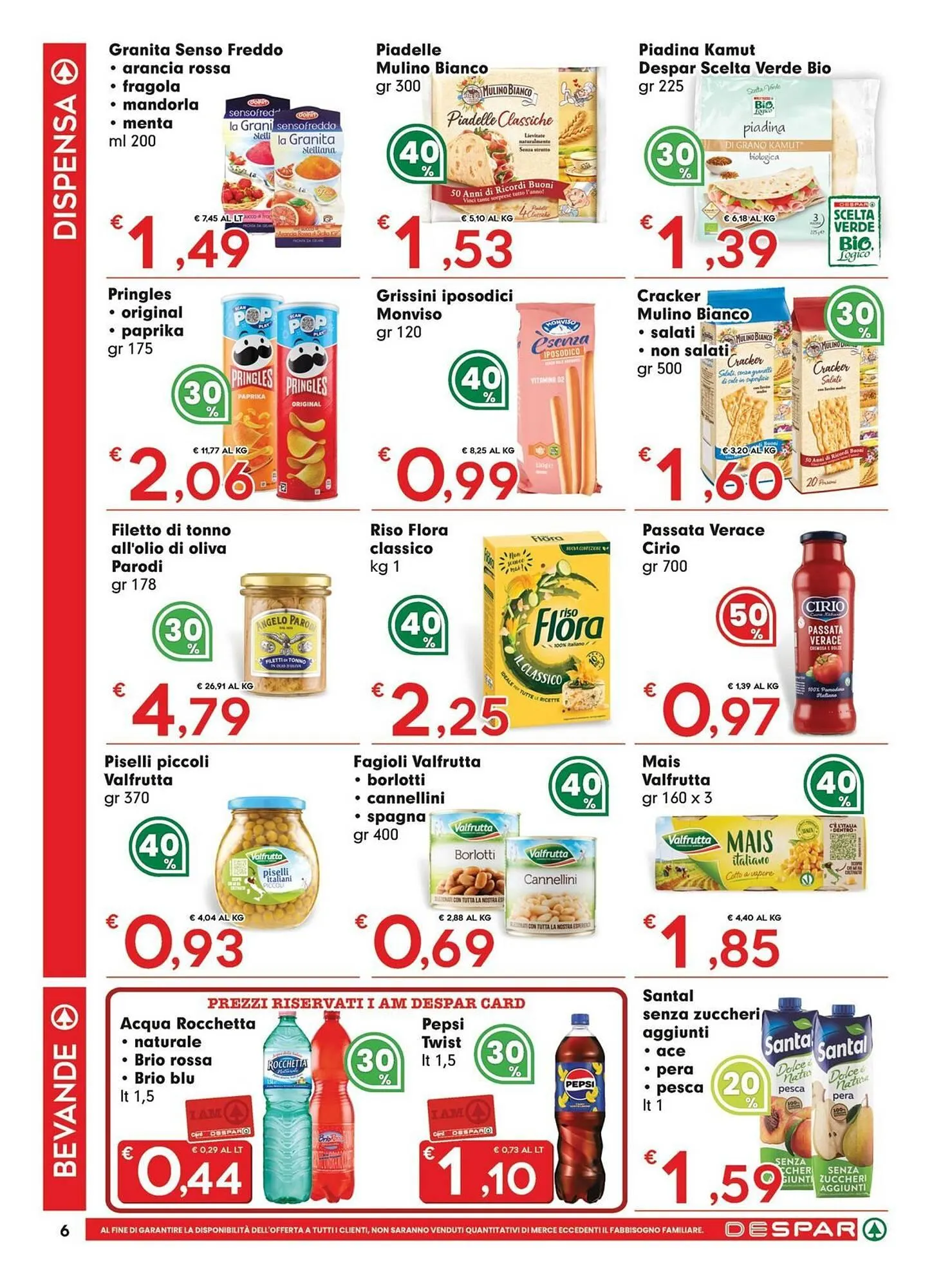Volantino DeSpar Express da 19 giugno a 2 luglio di 2025 - Pagina del volantino 6