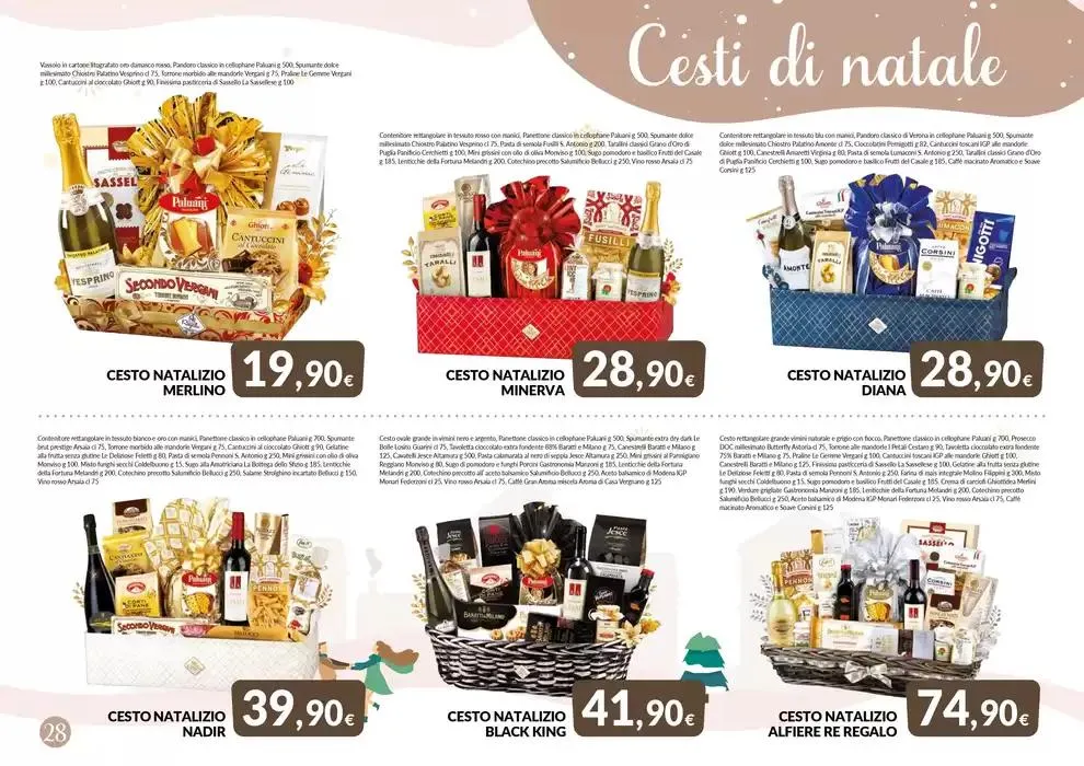 I sapori delle feste da 25 novembre a 31 dicembre di 2024 - Pagina del volantino 28