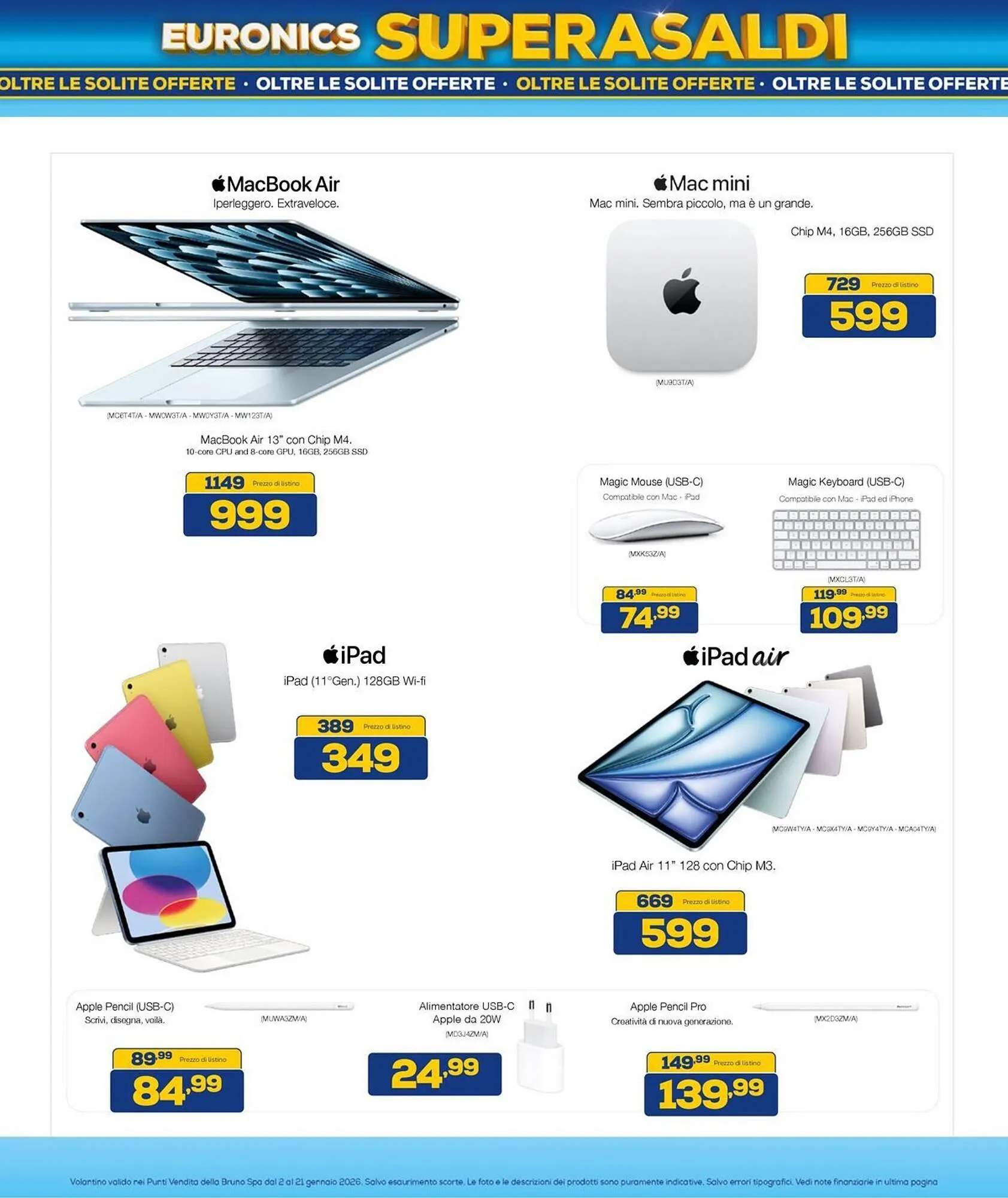 Volantino Euronics da 1 gennaio a 21 gennaio di 2026 - Pagina del volantino 7