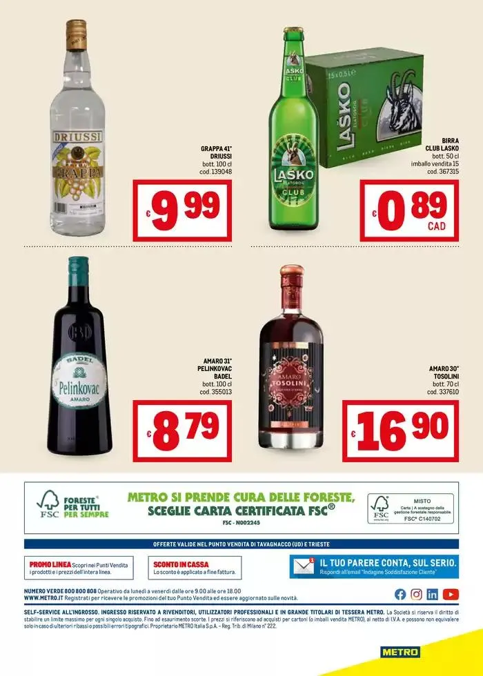 Sapori d'Italia -Friuli da 3 aprile a 30 aprile di 2025 - Pagina del volantino 8