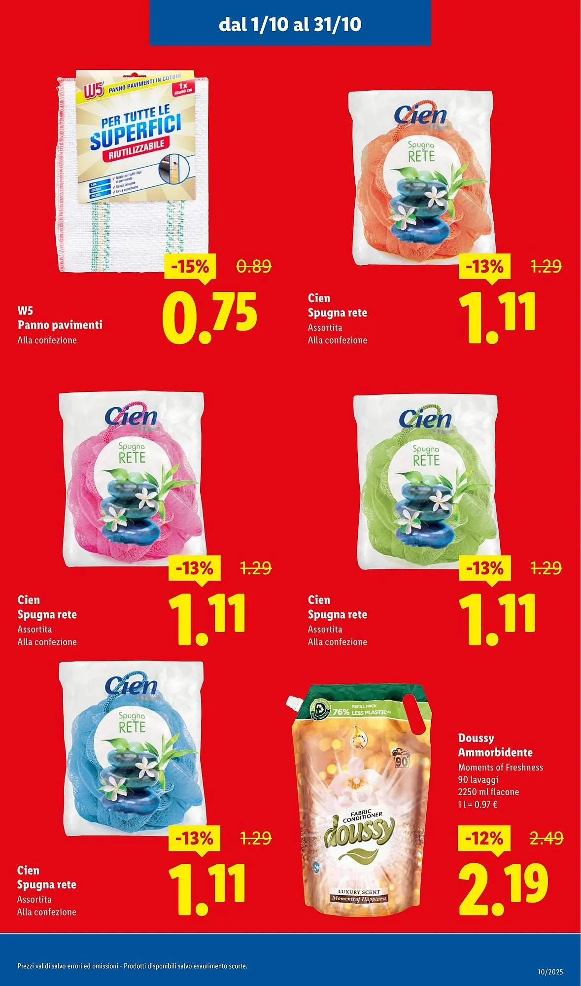 Volantino Lidl da 1 ottobre a 31 ottobre di 2025 - Pagina del volantino 15