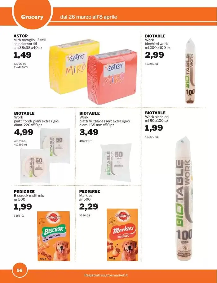 Food&Beverage da 26 marzo a 8 aprile di 2025 - Pagina del volantino 56