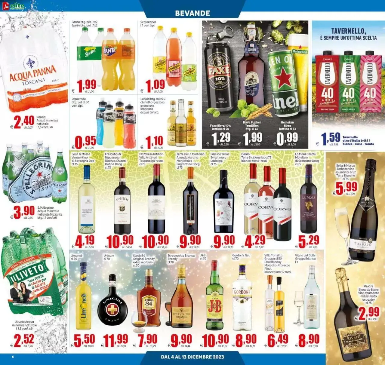 Volantino Elite Supermercati da 4 dicembre a 13 dicembre di 2023 - Pagina del volantino 6