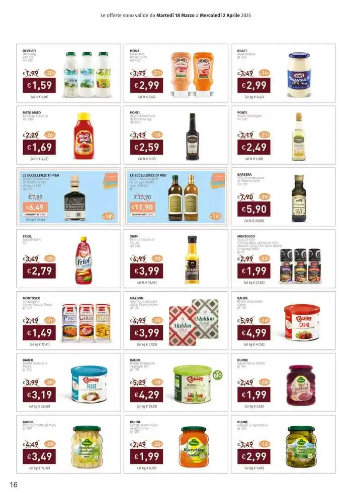 Fresca, genuina, artigianale! da 18 marzo a 2 aprile di 2025 - Pagina del volantino 16