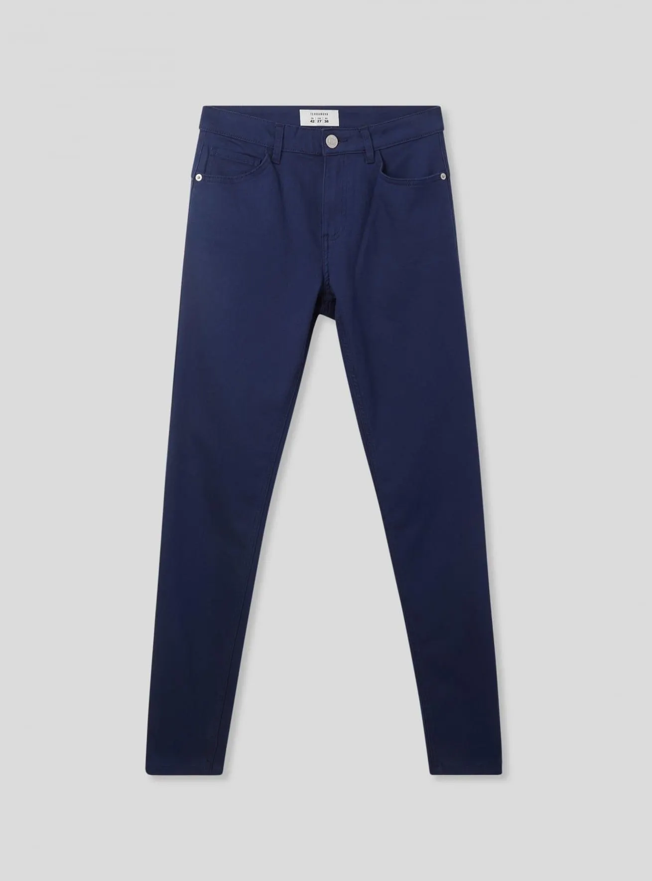 Pantaloni push-up cinque tasche Blu scuro