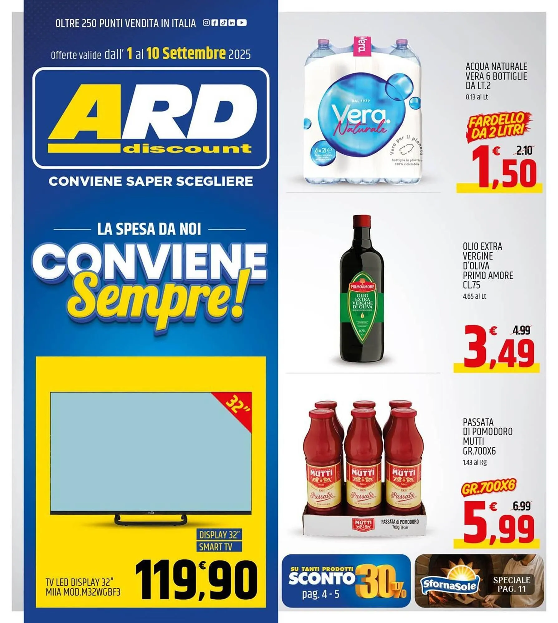 Volantino Ard Discount da 1 settembre a 10 settembre di 2025 - Pagina del volantino 1