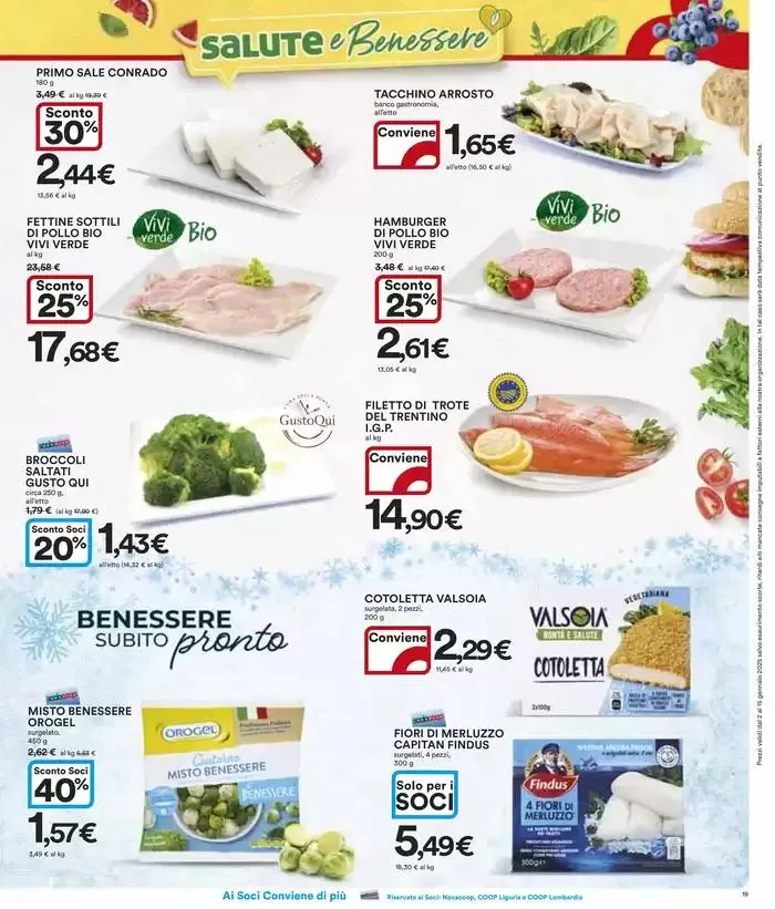 Prendi 2 Paghi 1 da 7 gennaio a 15 gennaio di 2025 - Pagina del volantino 19