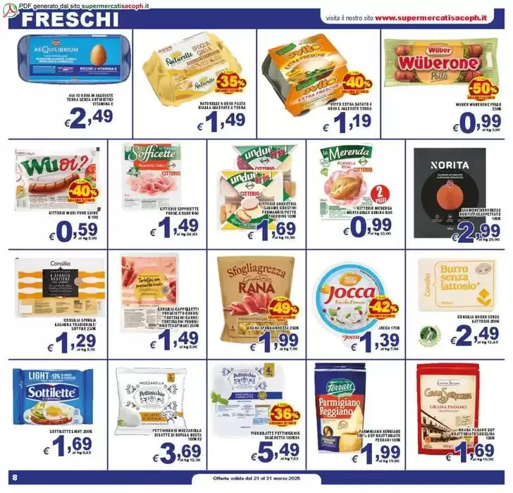 Offerte grandiose da 21 marzo a 31 marzo di 2025 - Pagina del volantino 8
