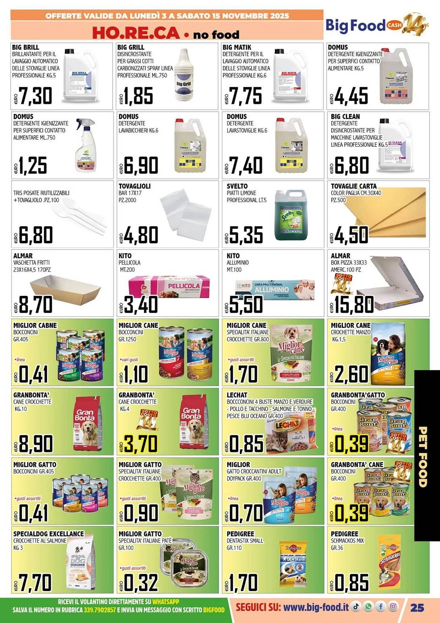 Volantino Big Food da 3 novembre a 15 novembre di 2025 - Pagina del volantino 25