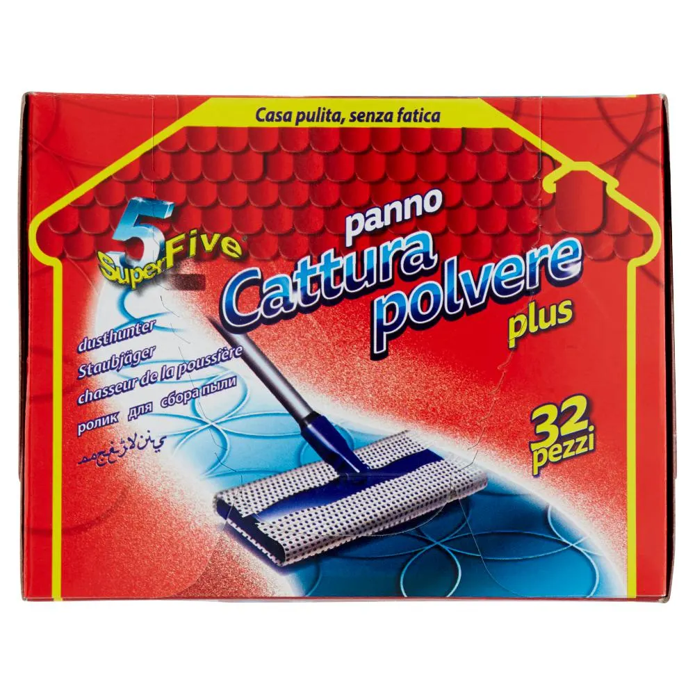 Super5 panno Cattura polvere plus 32 pz