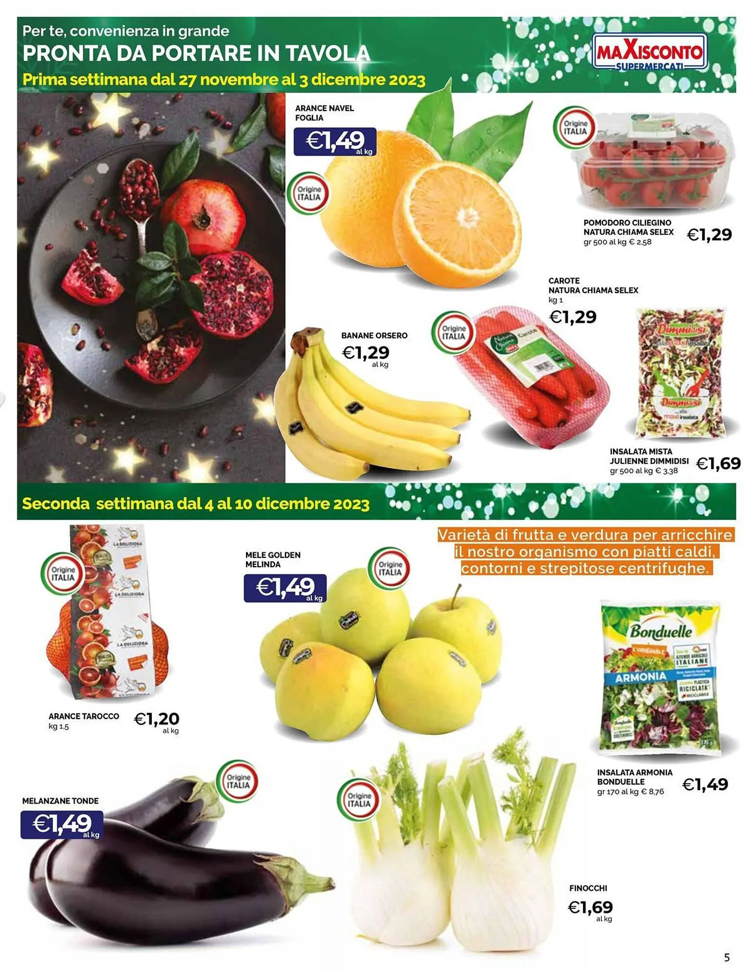 Volantino Maxisconto da 27 novembre a 10 dicembre di 2023 - Pagina del volantino 5