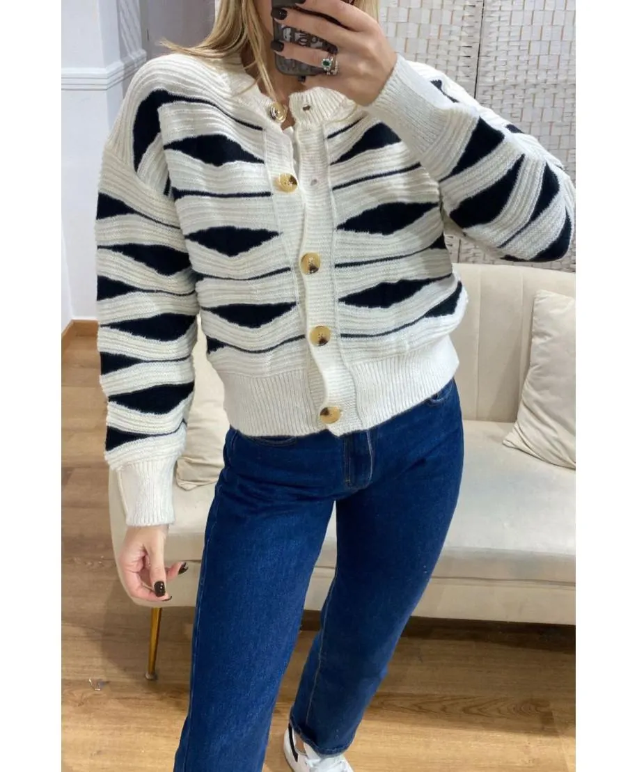 Cardigan rombi