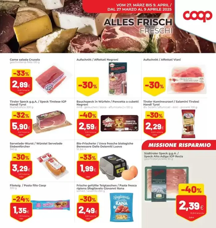 Rabatte bis zu 40% da 27 marzo a 9 aprile di 2025 - Pagina del volantino 9