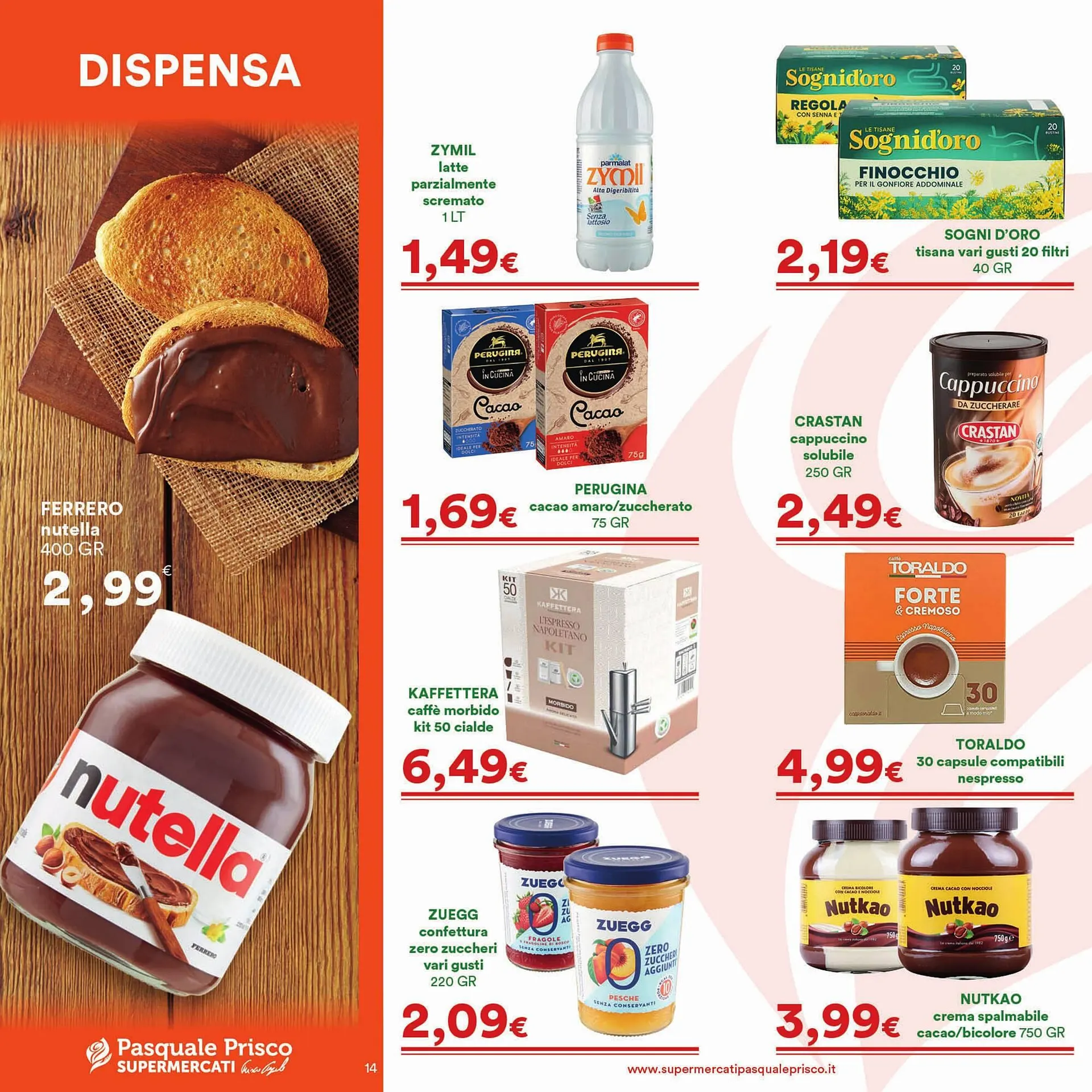 Volantino Supermercati Pasquale Prisco da 21 ottobre a 3 novembre di 2025 - Pagina del volantino 14
