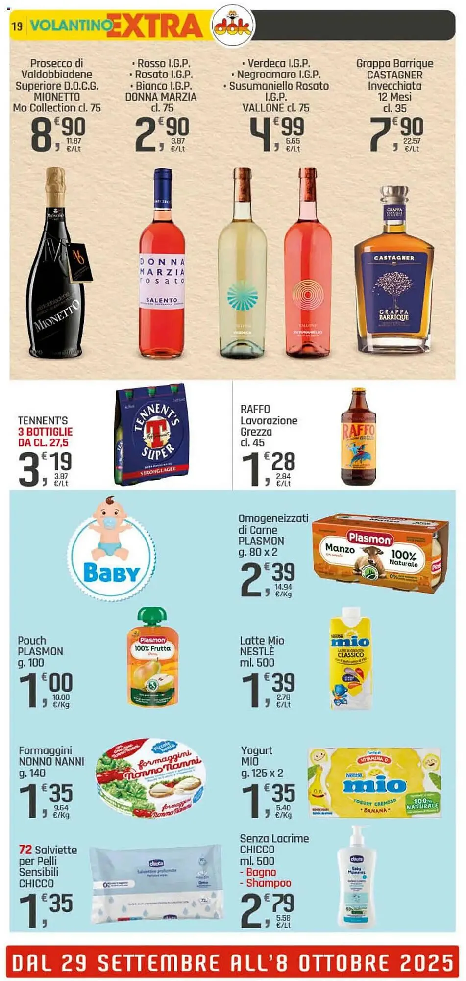 Volantino Supermercati Dok da 25 settembre a 8 ottobre di 2025 - Pagina del volantino 19