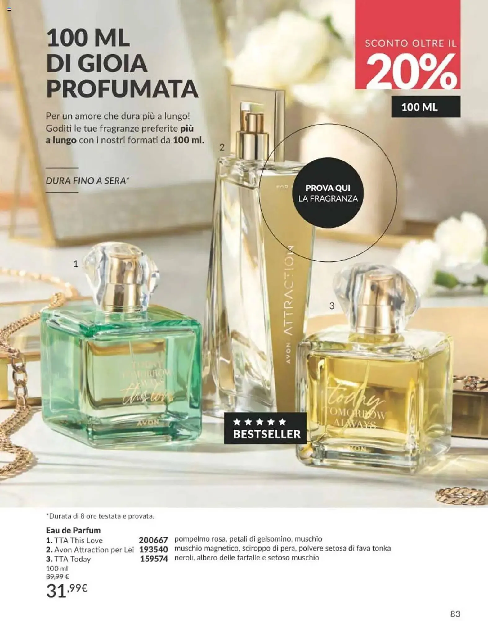 Catalogo Avon da 1 ottobre a 31 ottobre di 2025 - Pagina del volantino 83