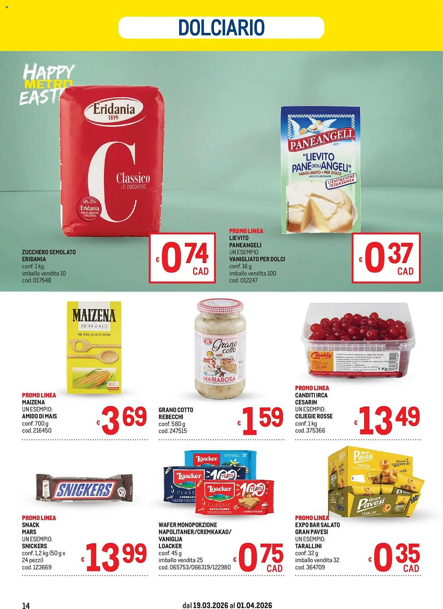 Volantino Metro da 19 marzo a 1 aprile di 2026 - Pagina del volantino 14