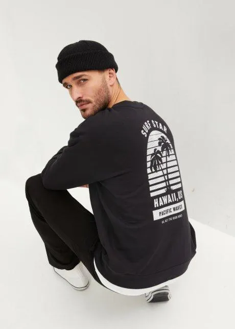 Felpa in cotone biologico, loose fit