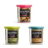 PlasticForte® Keeper Multipurpose Jar 250ml Mixed Colors