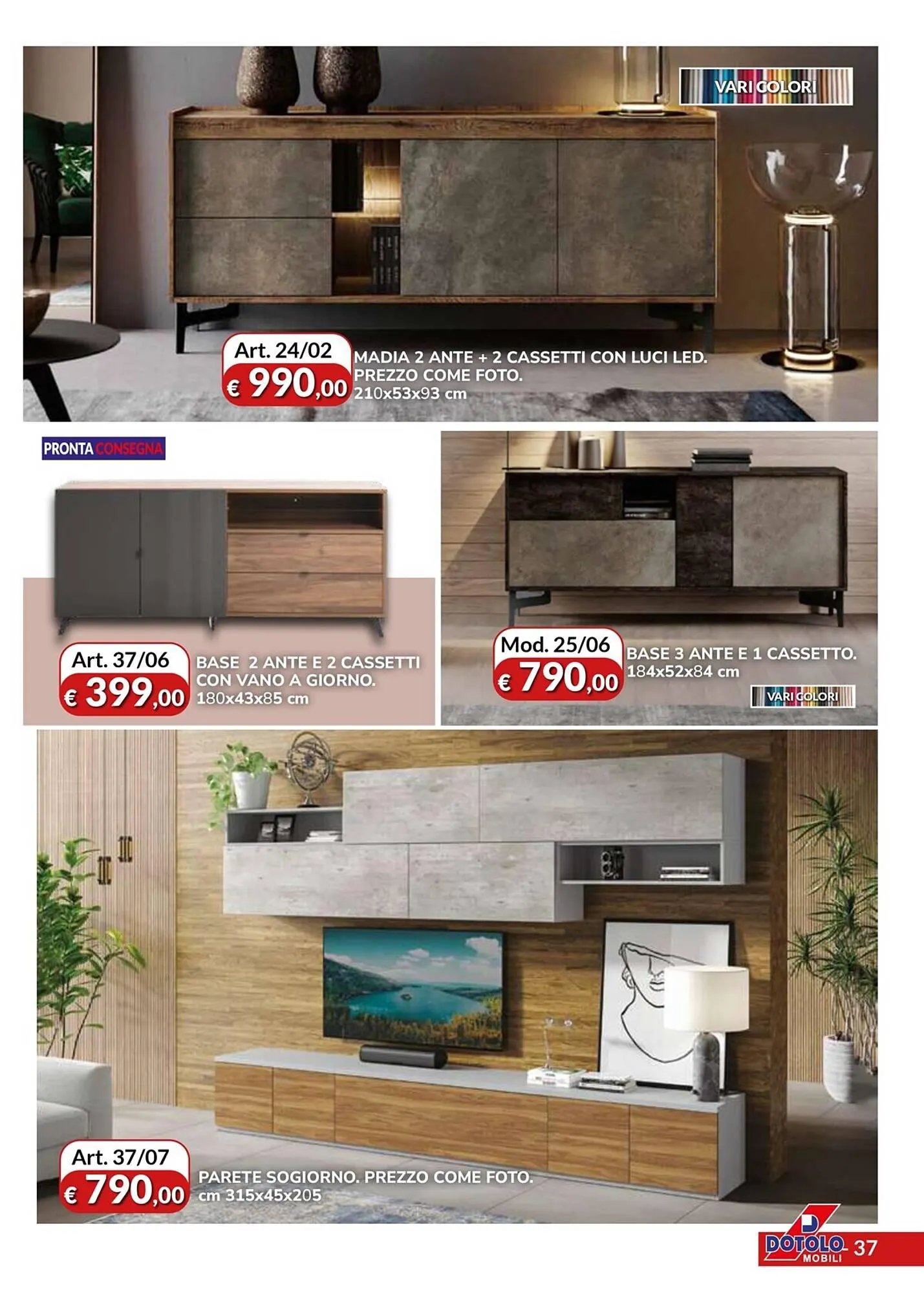 Volantino Dotolo Mobili da 12 luglio a 31 dicembre di 2024 - Pagina del volantino 37