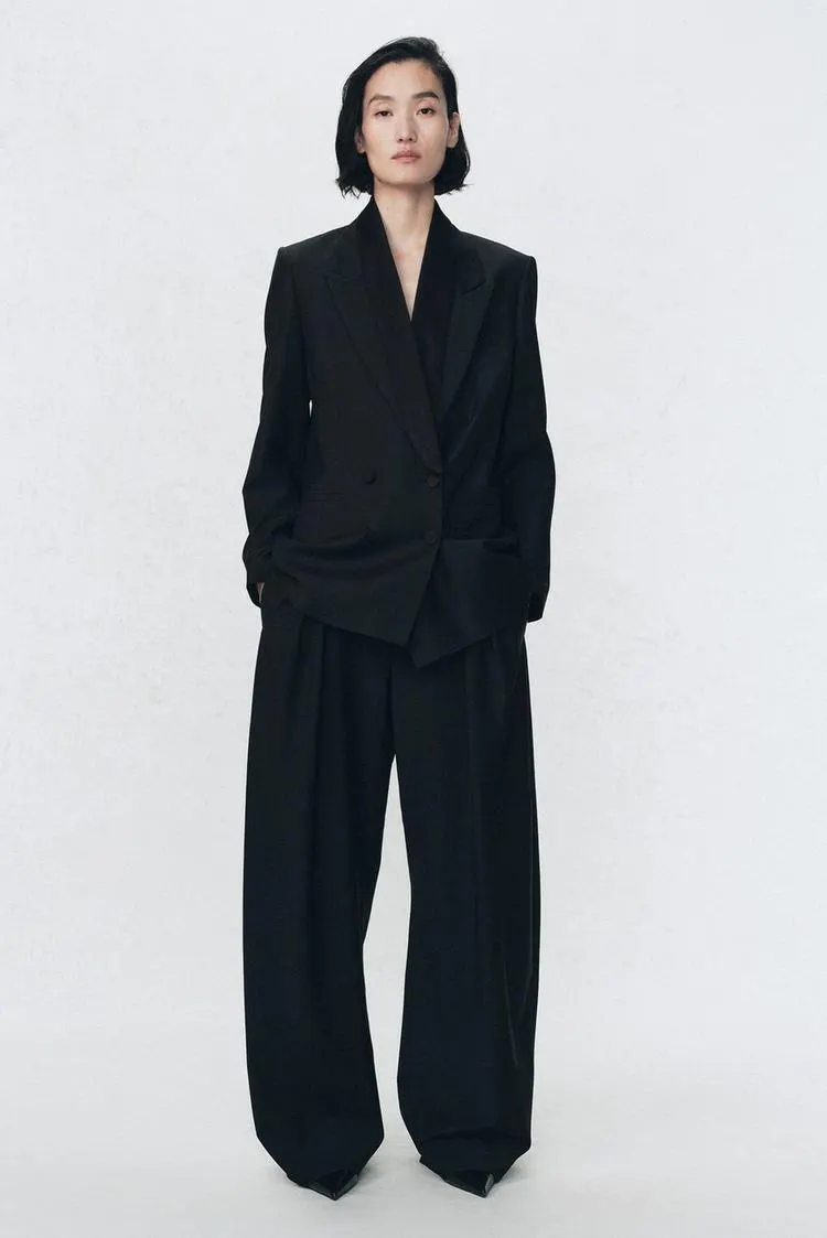 BLAZER COMBINATO MISTO LANA SOSHIOTSUKI X ZARA