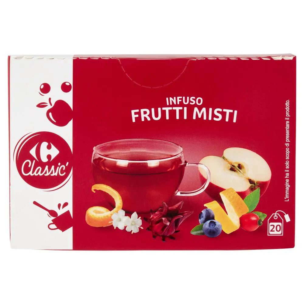Carrefour Classic Infusi Frutti Misti filtri 20 x 3 g