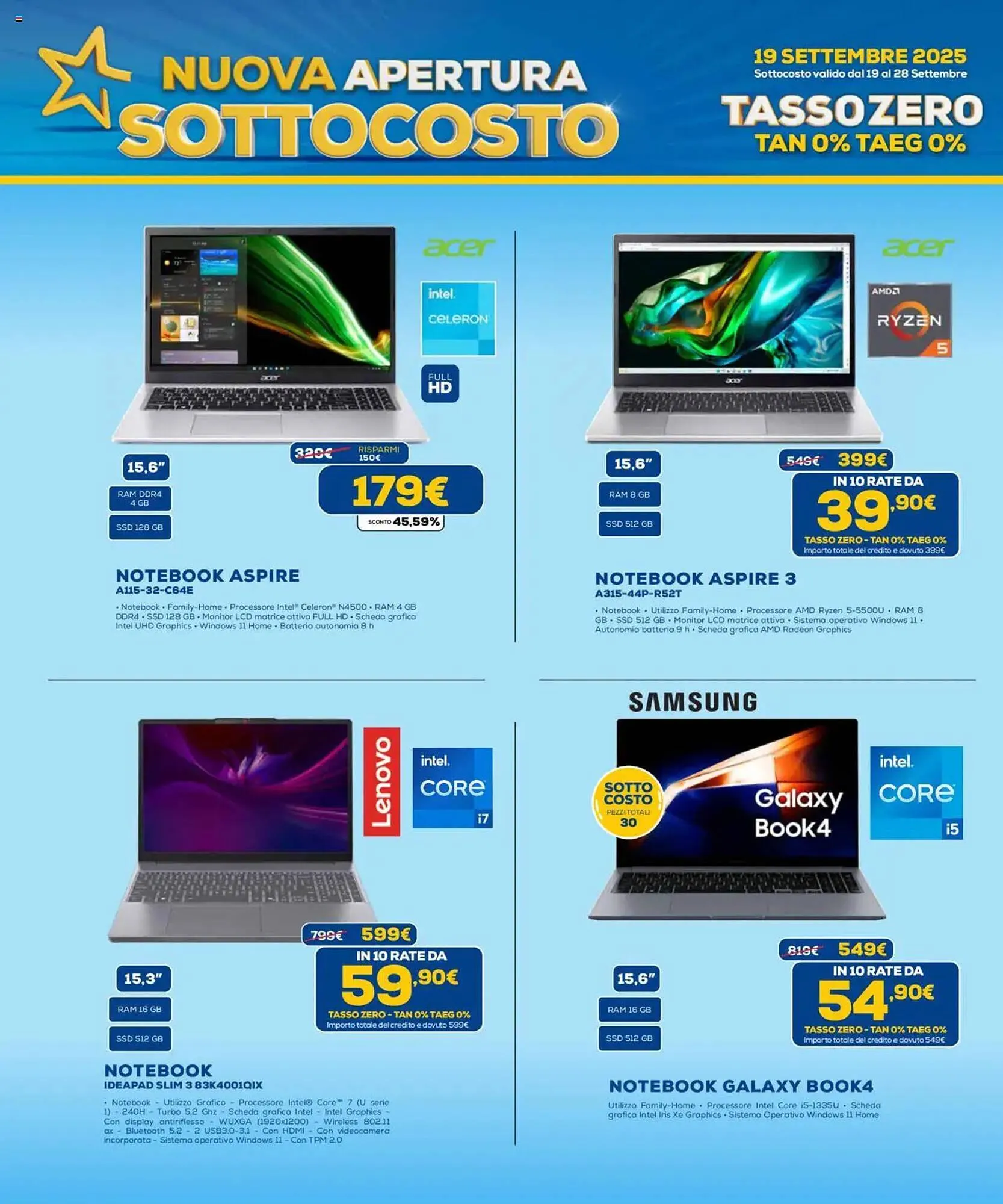 Volantino Euronics da 19 settembre a 28 settembre di 2025 - Pagina del volantino 4