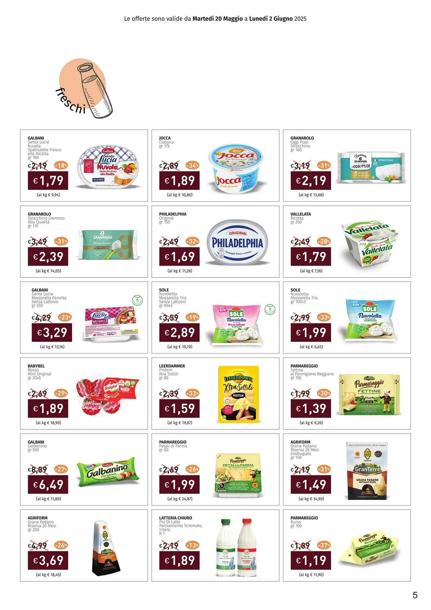 Volantino Prezzemolo e Vitale da 20 maggio a 2 giugno di 2025 - Pagina del volantino 5
