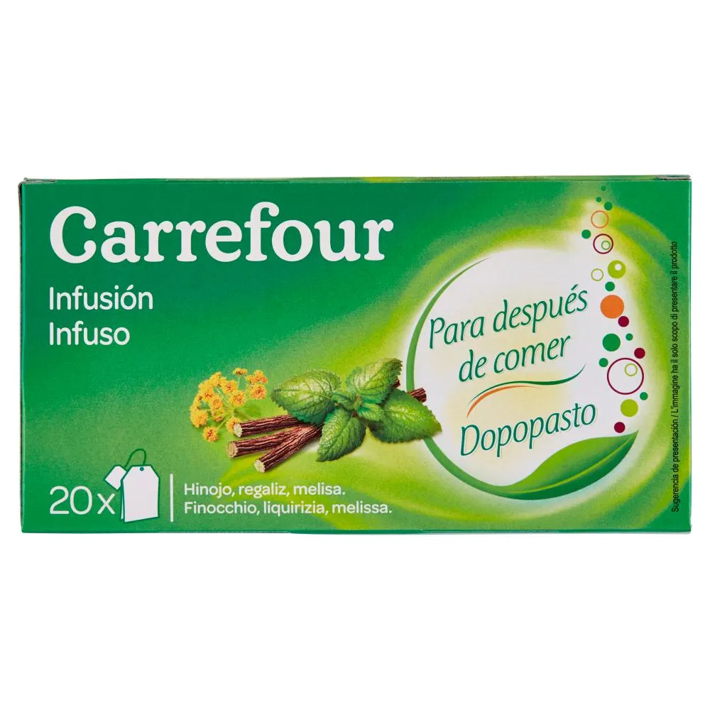 Carrefour Infuso dopopasto 20 filtri 40 g